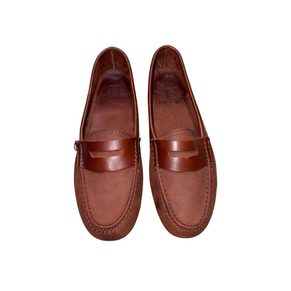 Harry's Brown Leather Penny Driving Loafers    Size: US 8 Men's